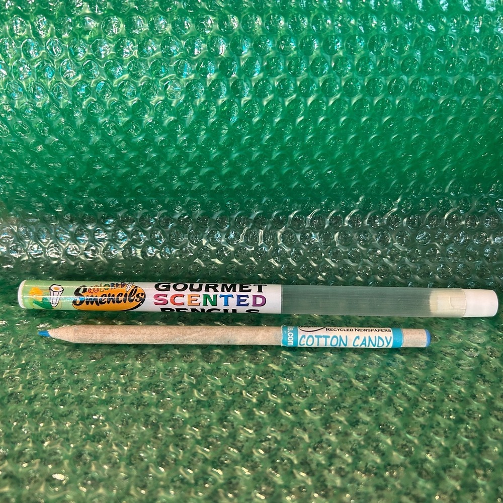 Smencils RETRO Colored‎ COTTON CANDY Gourmet Scented Pencil Eco Newspaper